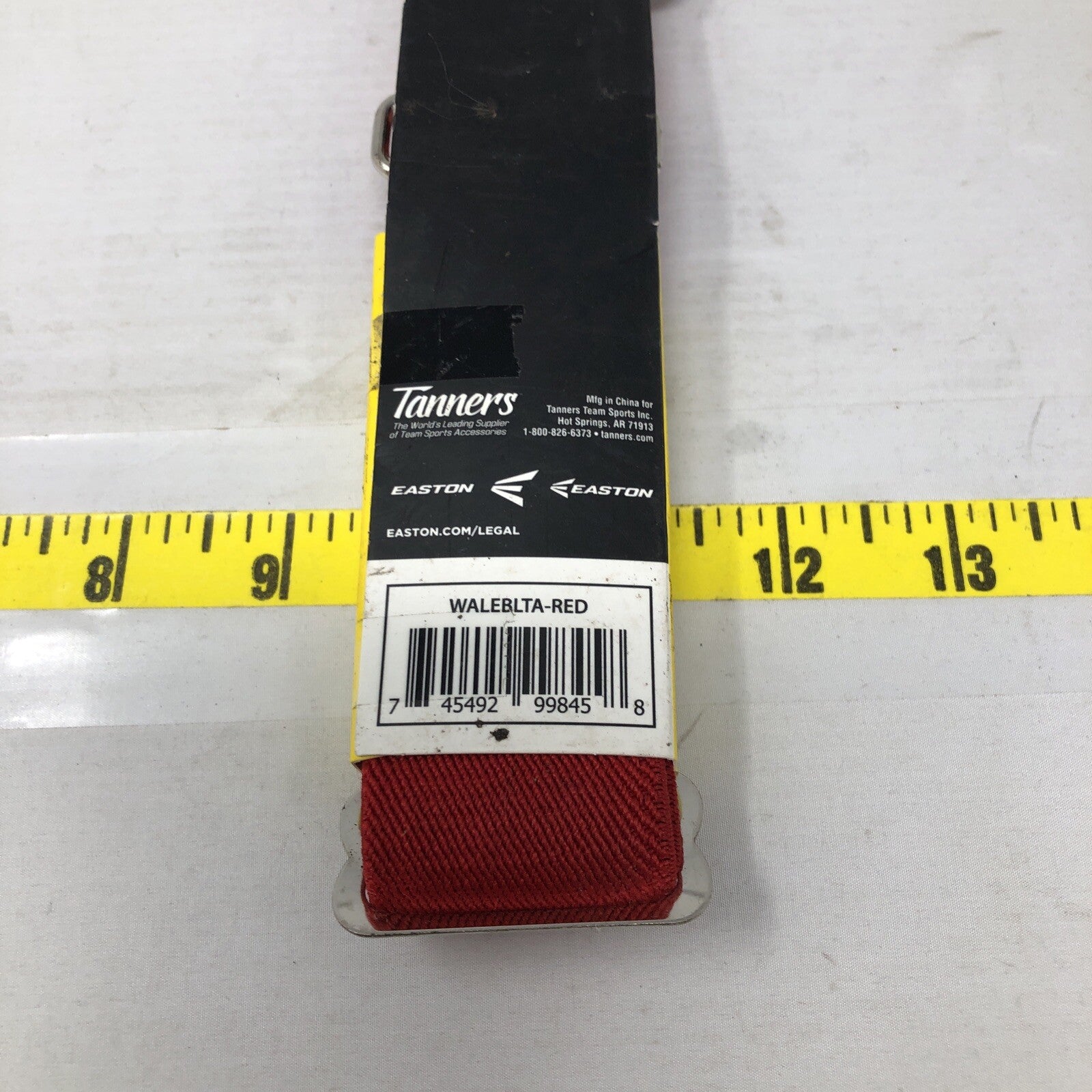 Easton Adult Baseball Belt 32”-46” Red
