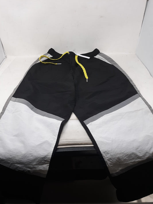 ASOS Woman's Canvas Athletic Pants Sz 2 Black & Grey