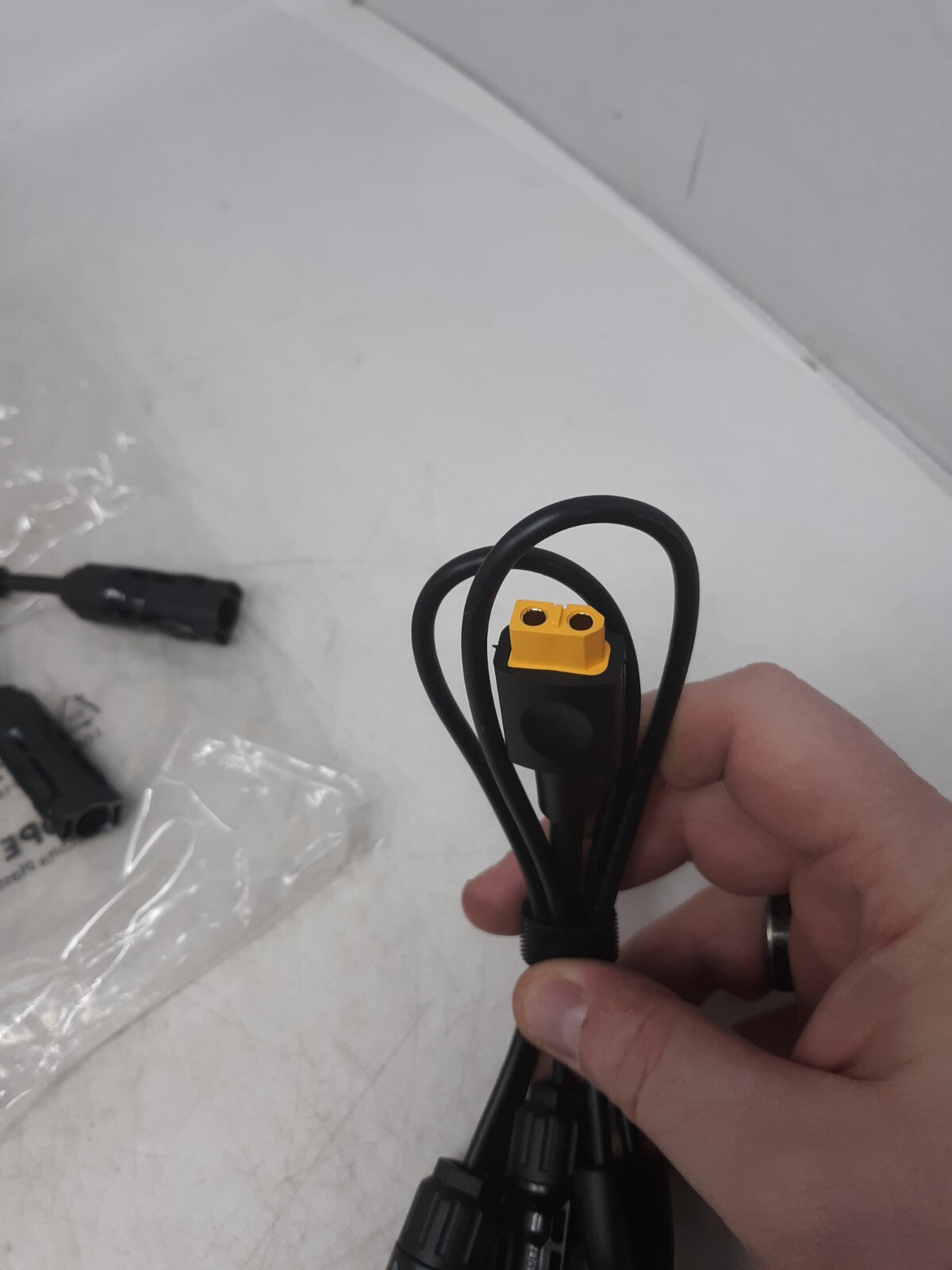 MC4 Solar Y Branch Connector Kit 1-to-3 Pair PV Extension Cable Splitter XT60 Ad