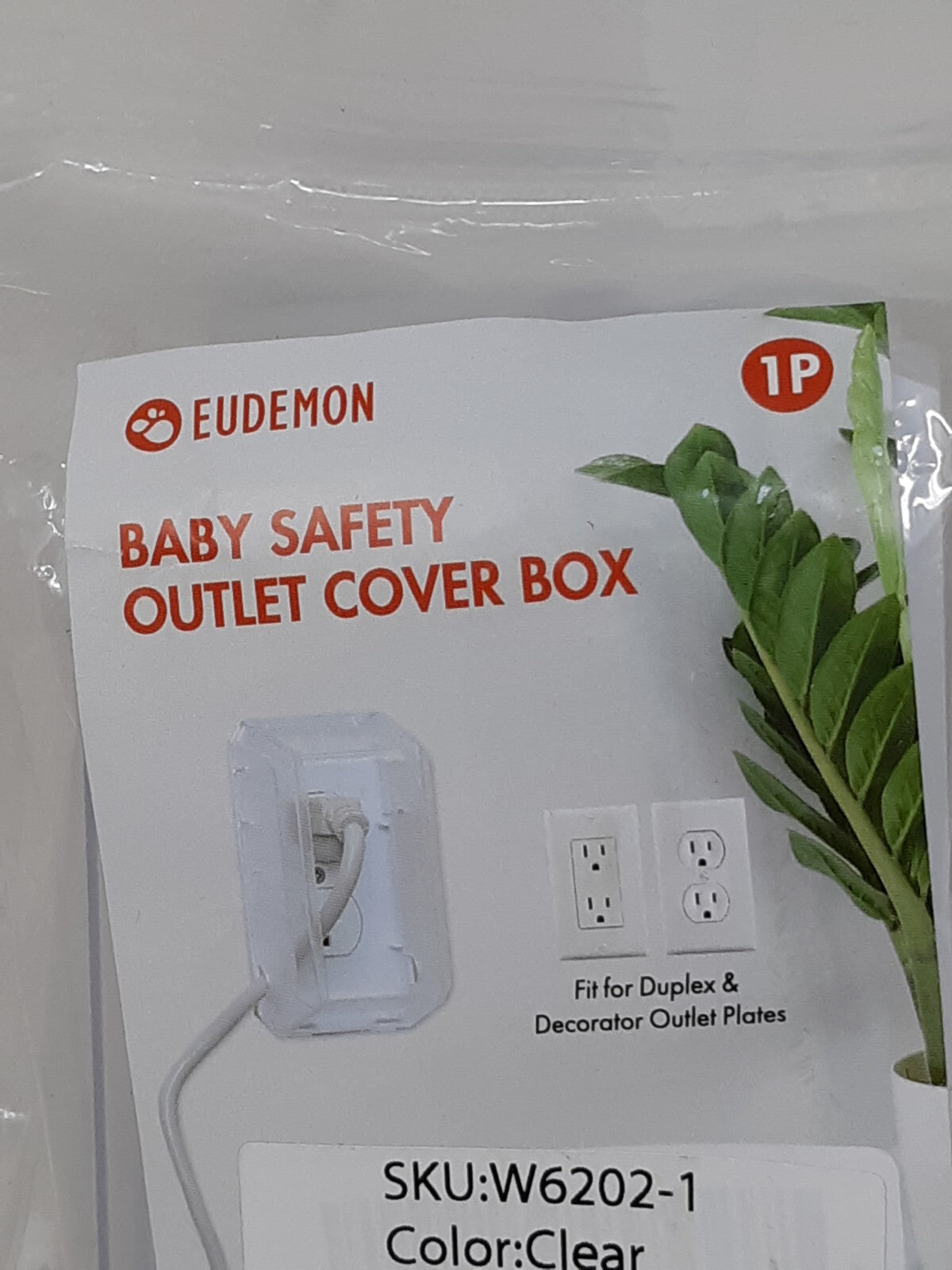 EUDEMON Baby Safety Outlet Cover Box 1 Pair