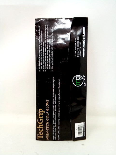 MG Golf Tech Grip Ladies Left Small Golf Glove - White - Cabretta Leather