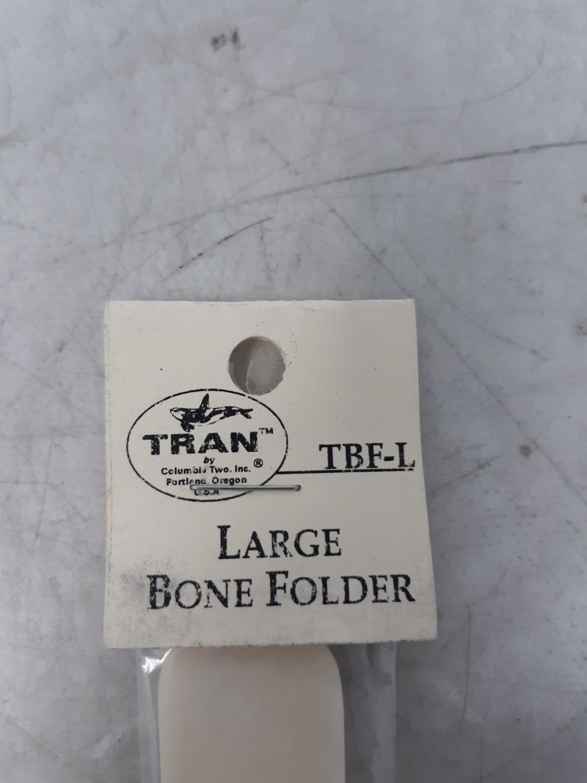 Tran TBF-L Large Bone Folder 8" for Bookbinding Paper Crafts Creasing Tool