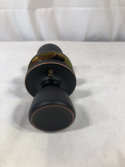 Design House Terrace Reversible Passage Door Knobset with 6-Way Latch - Oil Rubb