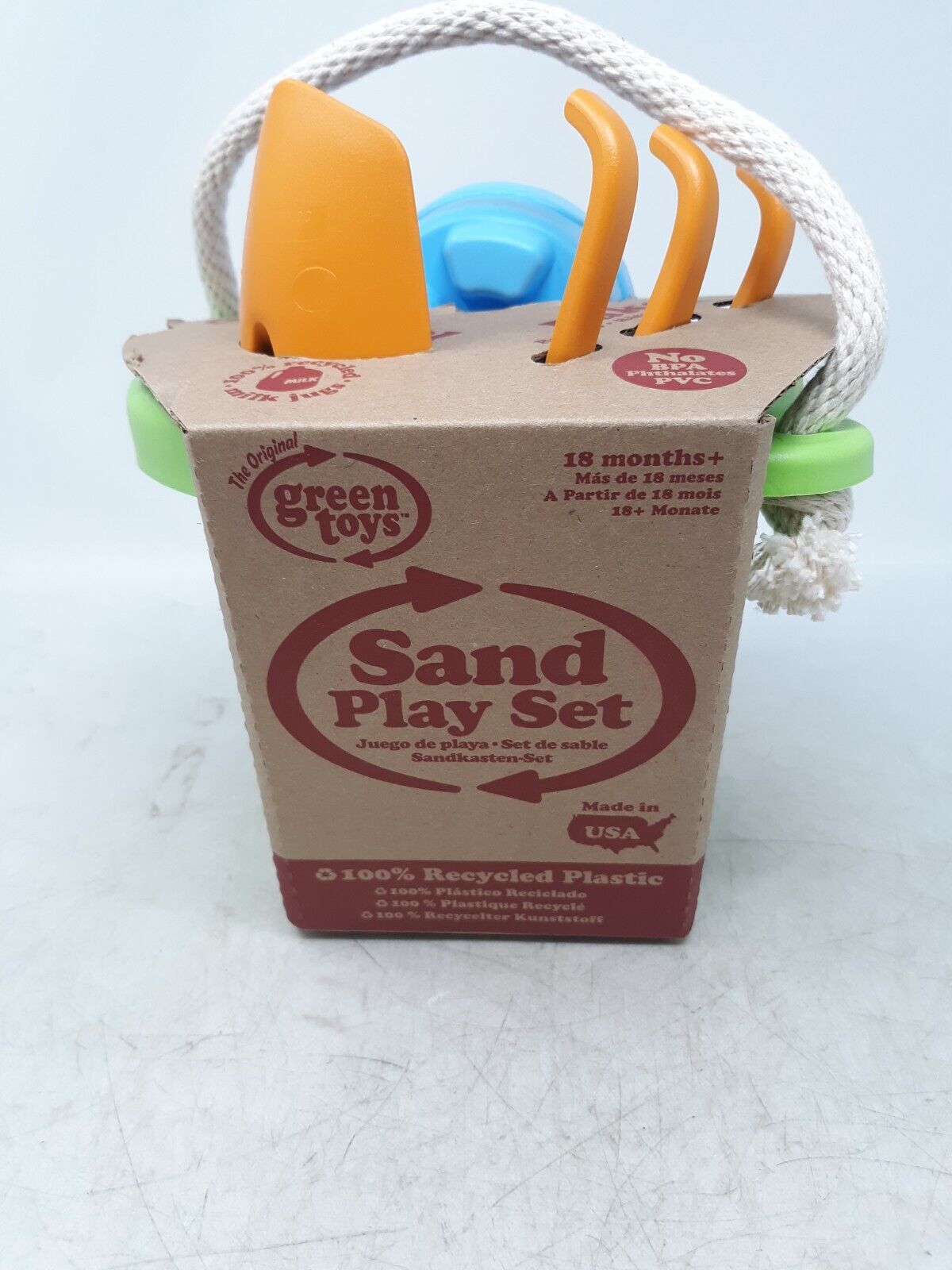 Green Toys Sand Play Set – 4-Piece Eco-Friendly Beach Toy