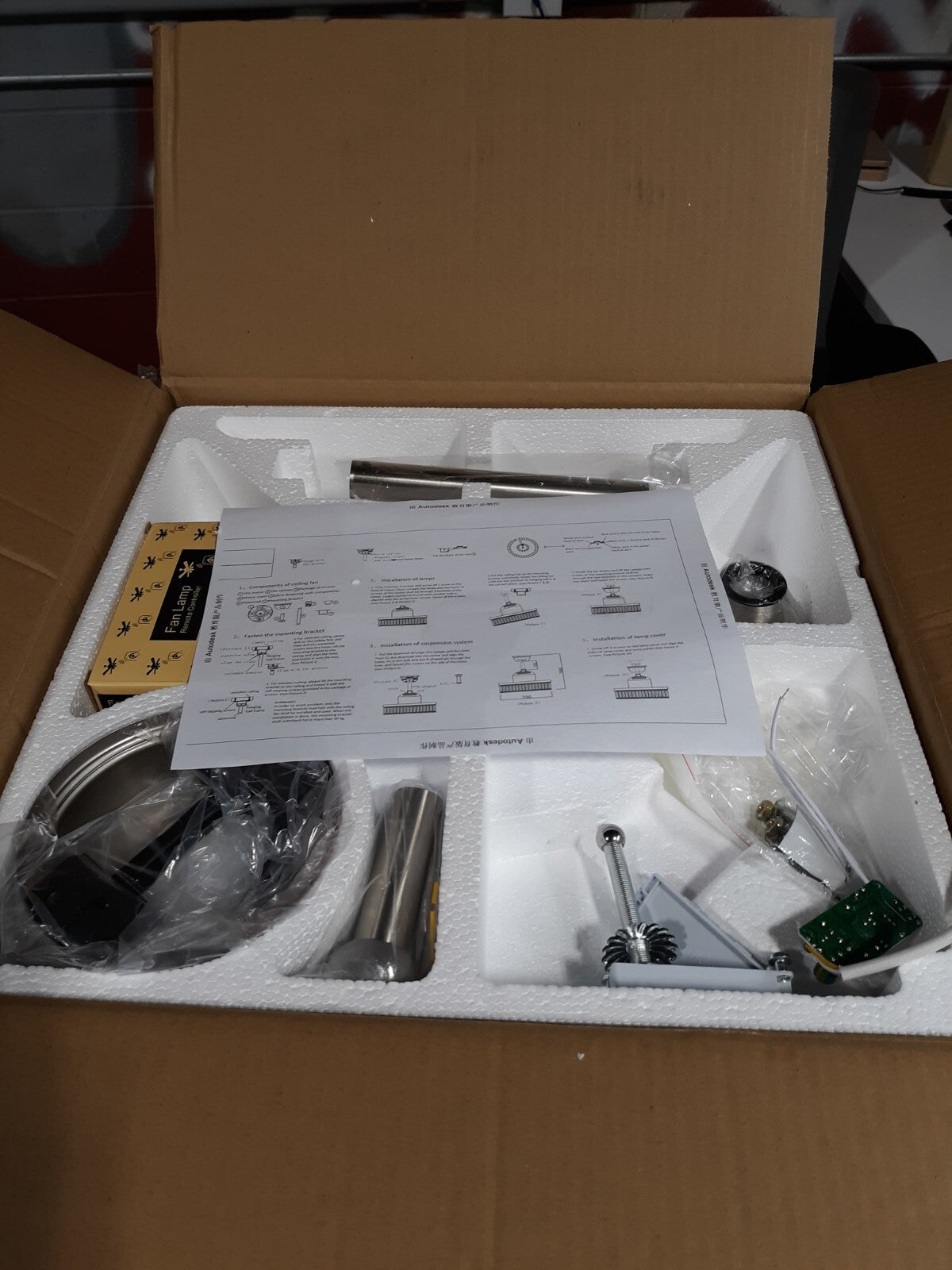 Crystal Ceiling Fans Chandelier with Remote Retractable Ceiling Fan with Light