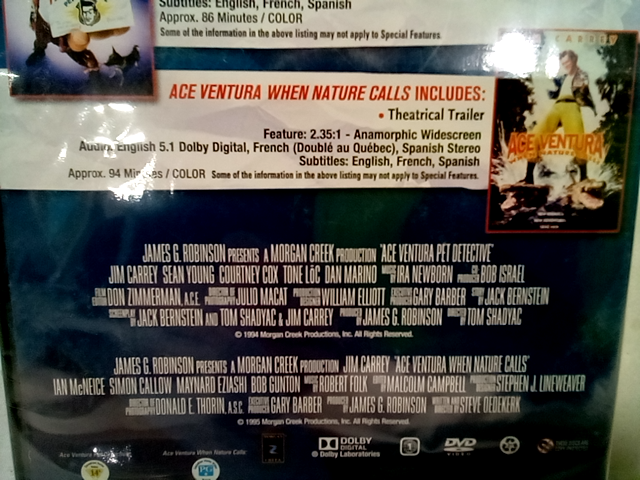 Ace Ventura: Pet Detective / Ace Ventura: Nature Calls 2-Pack