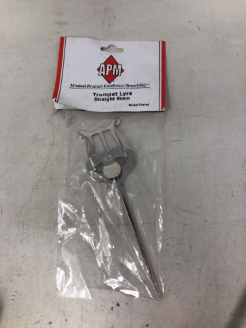 APM Trumpet Lyre Nickel Plated