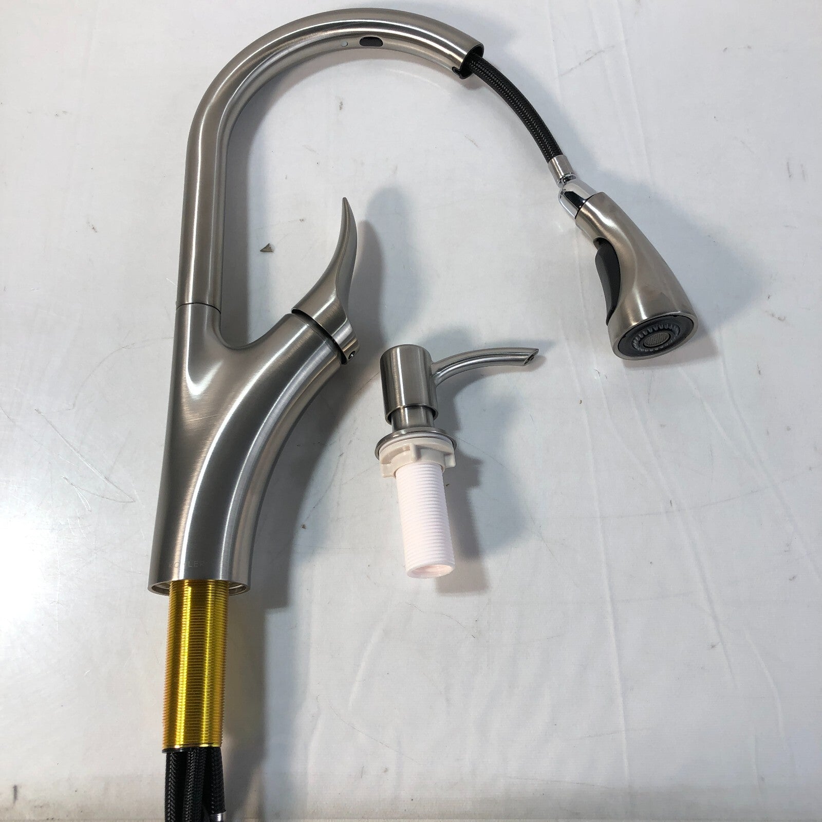 Kohler Touchless Pull-Down Kitchen Faucet with Soap Dispenser