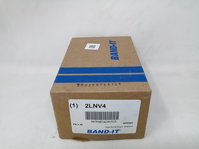 Band-It GRD001 Bolt Straight Leg 3/4 Pk:25 - 2LNV4