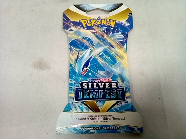 Pokemon Sword and Shield Silver Tempest Booster Pack Trading Card PUI86092-S