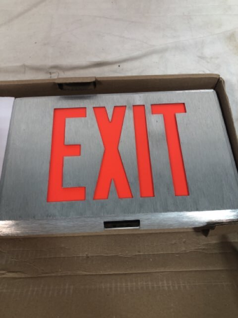 EMERGI-LITE AADXN1R-N Die Cast Aluminum Exit Sign LED Board Red