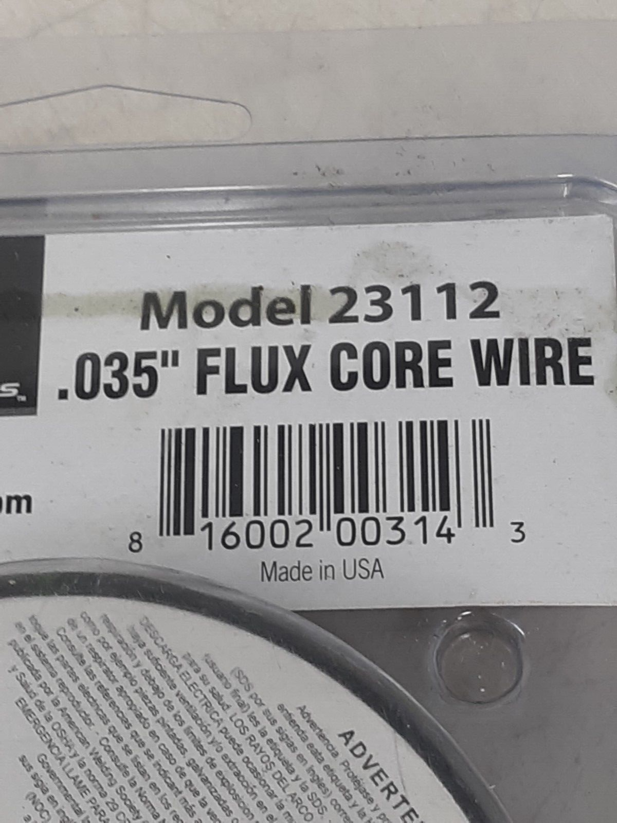 Hot Max 23112 .035" Flux Core Welding Wire 2LB Spool No Gas Needed