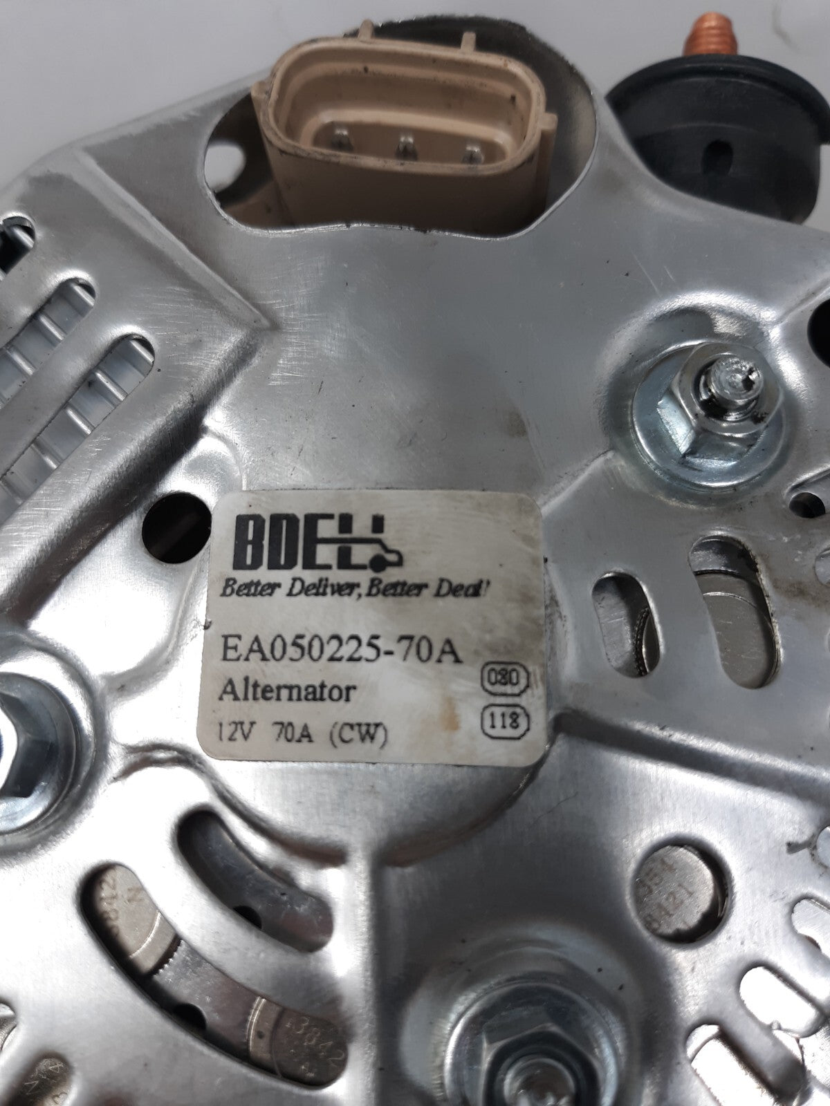 BDELI EA050225, Alternator, 12v, 70A (CW)