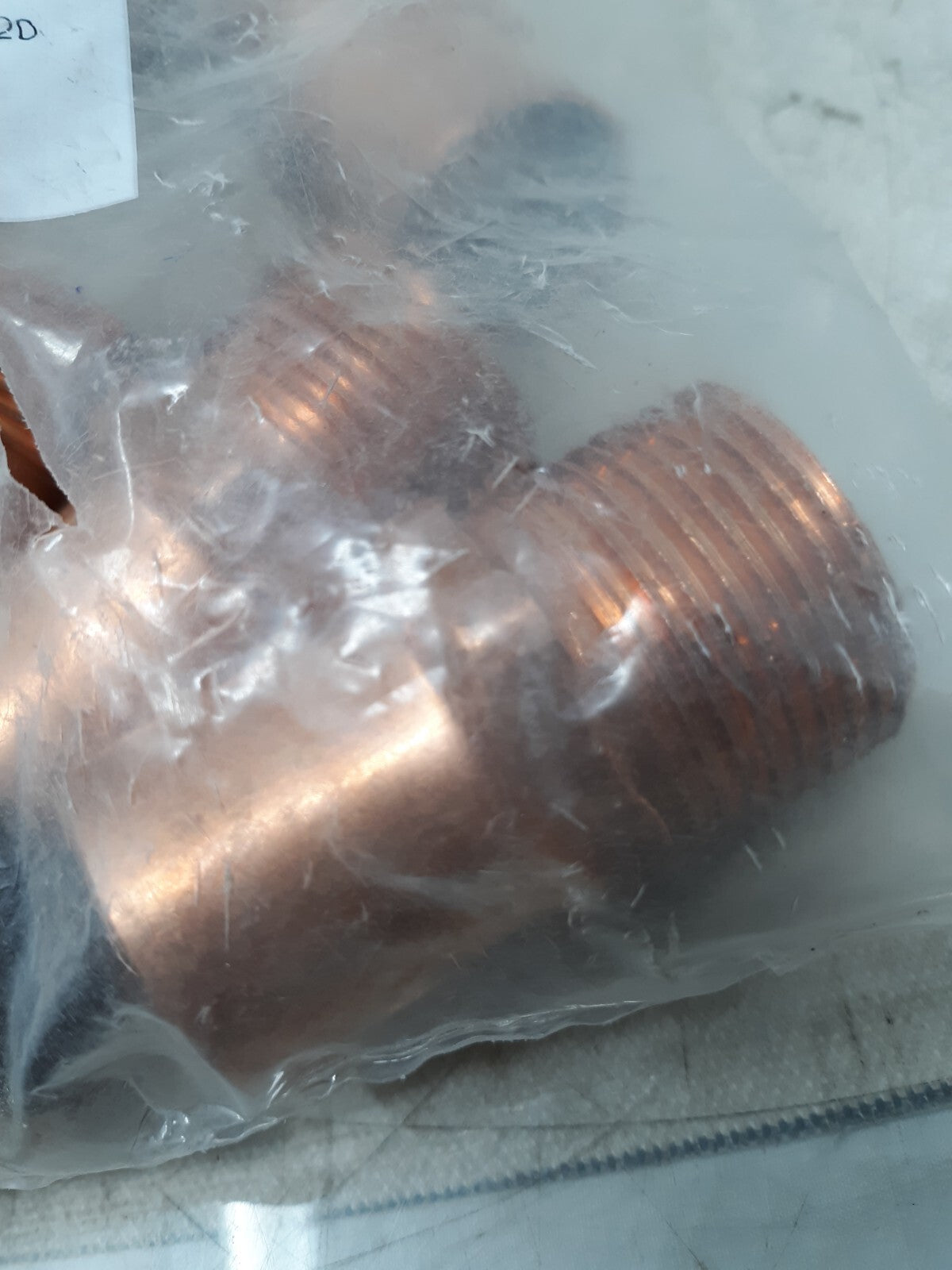 (10) Elkhart 104 Copper 1 1/2” Male Adapter Thread to Solder O.D Size 1 5/8” Lot