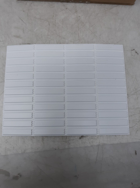 White Adhesive Security Barcode Labels Anti-Theft Tags for Retail – Lot of 1000