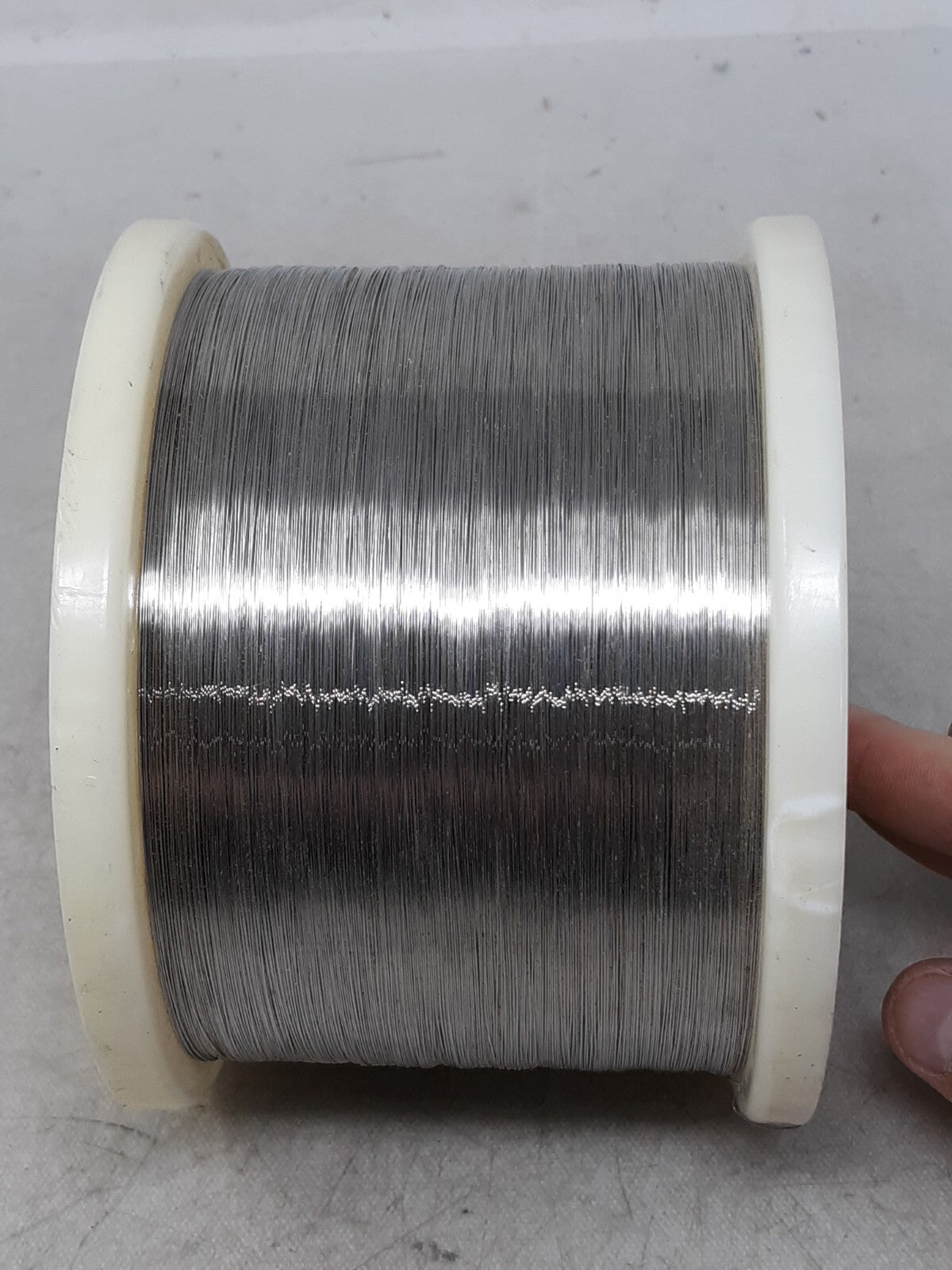 Fort Wayne Metals 340V Stainless Steel Round Wire - 0.012" Dia. - 8425 Meters
