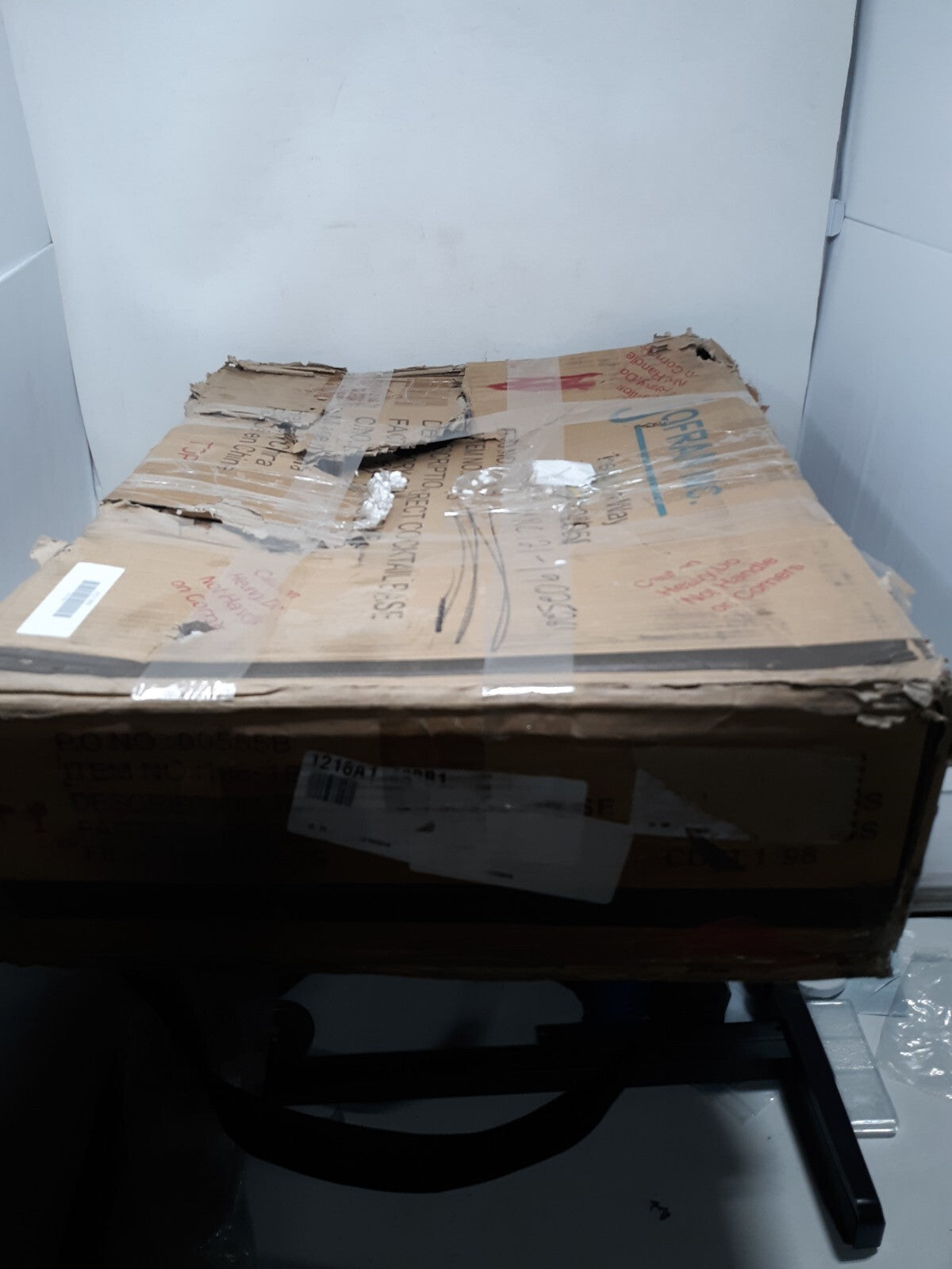 Compass Clear Modern Glass Rectangle 48" Cocktail Base