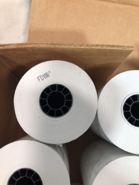 Clover Station Supplies Receipt Paper - 12 Rolls/Case