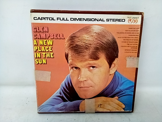 Vintage Capitol Records Full Dimesion 4 Track, Glen Campbell, A New Place in the