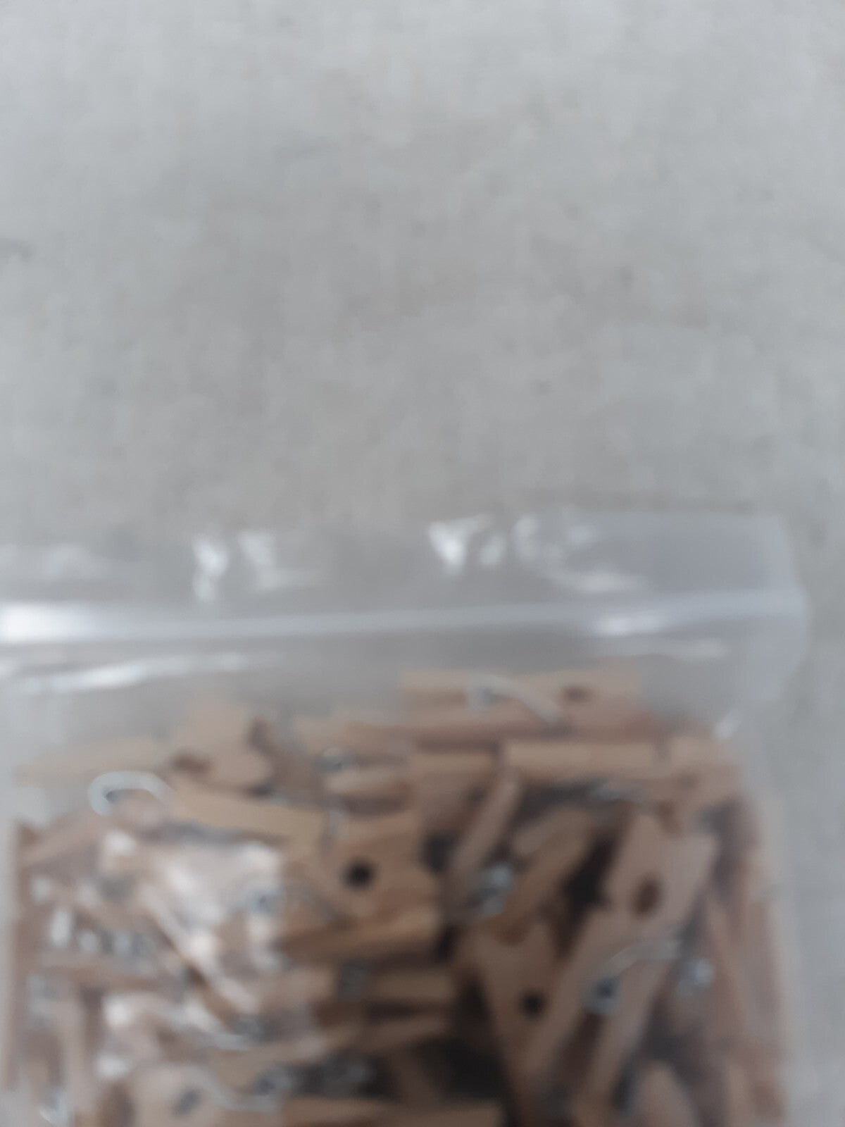 DECORA Sturdy 1 Inch Mini Wooden Craft Clothespins 100pcs