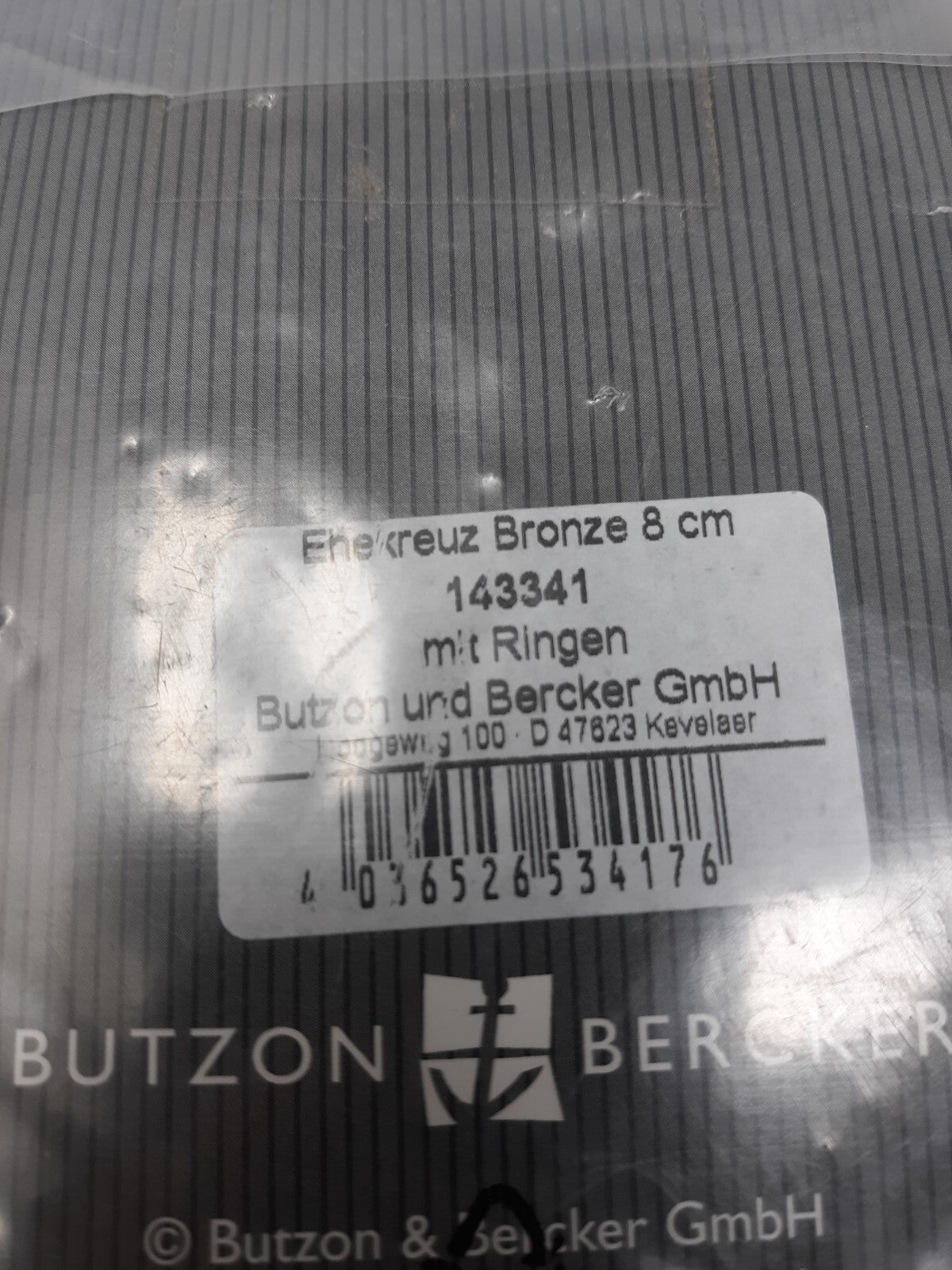 Butzon & Bercker Solid Bronze Wall Cross Wedding Cross