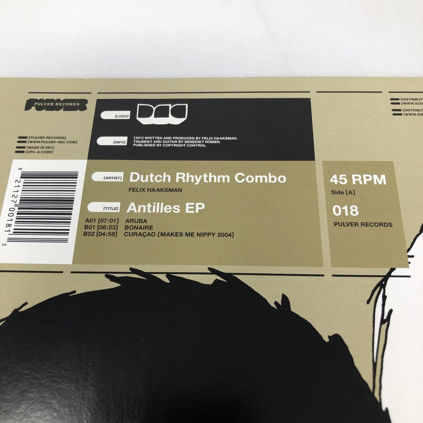 Dutch Rhythm Combo Felix Haaksman Antilles EP