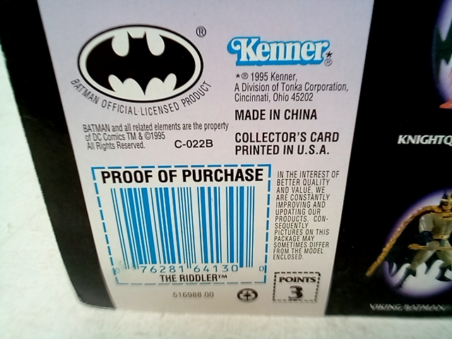 Legends of Batman The Riddler with Firing Question Mark Launcher figure