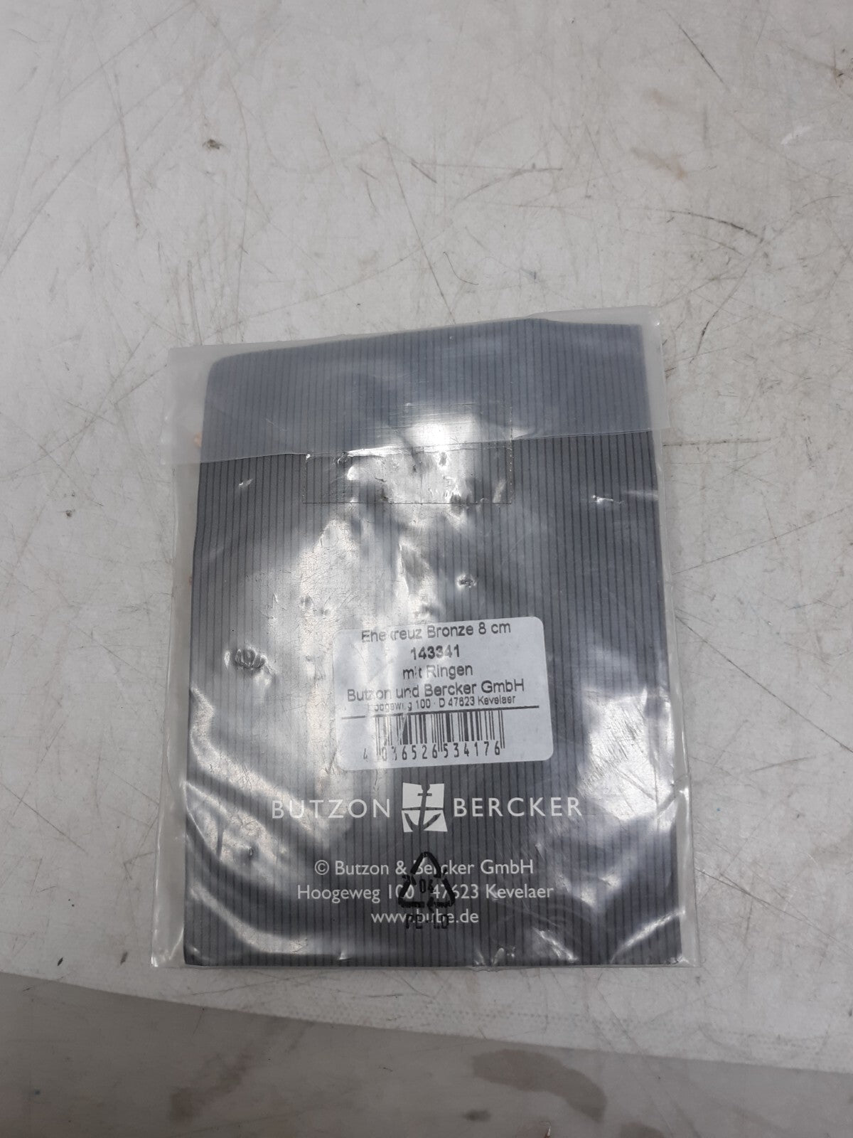 Butzon & Bercker Solid Bronze Wall Cross Wedding Cross