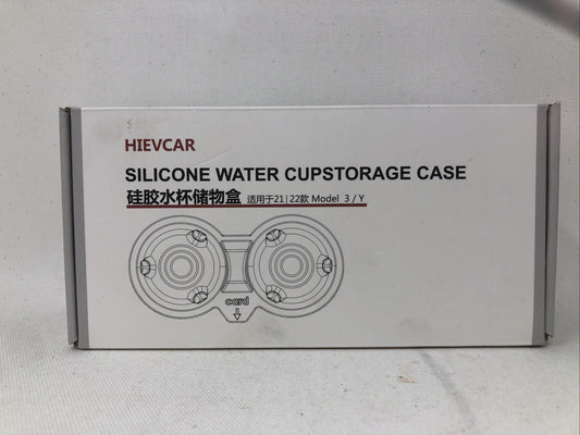 HIEVCAR Silicone Water Cup Storage Case Heavy Duty Gray