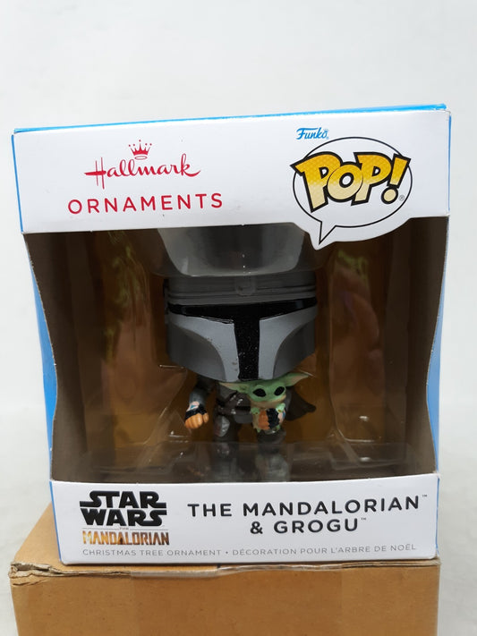 Hallmark Star Wars the Mandalorian with Child Funko POP Christmas Ornament