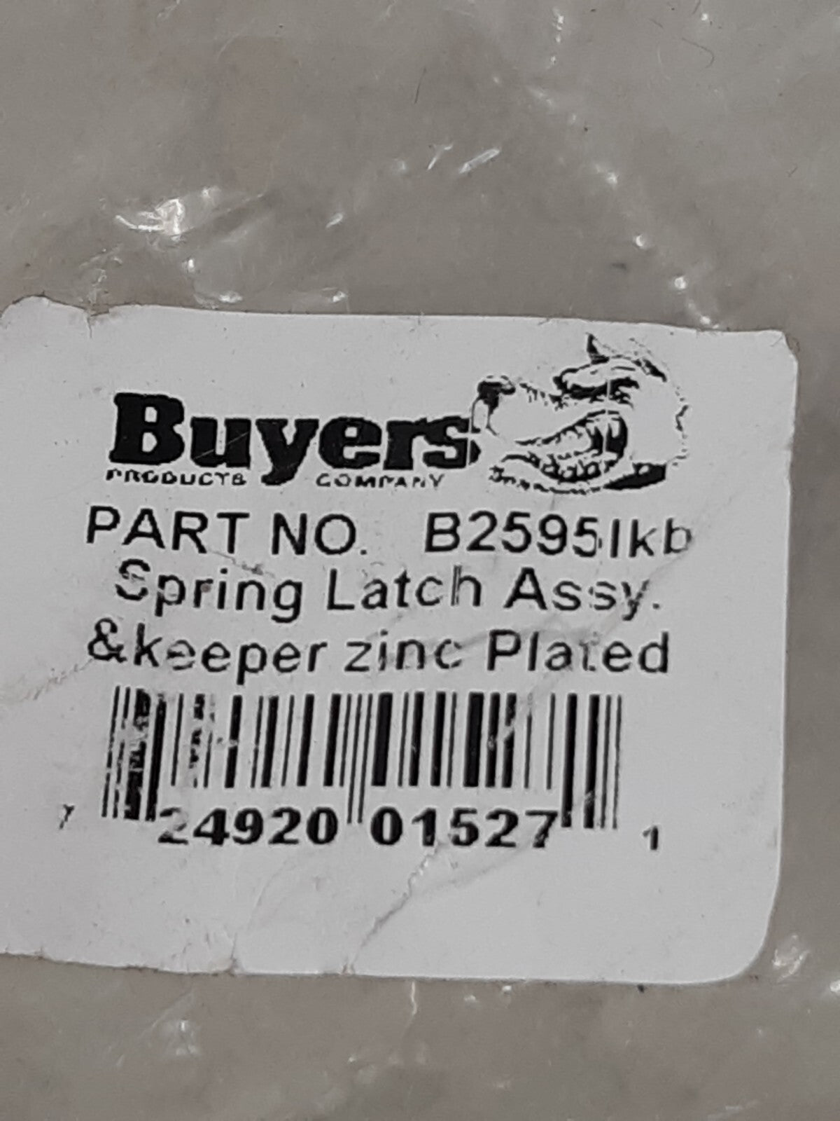 Buyers Products B2595LKB Spring Latch Assembly with Keeper 1/2" Spring