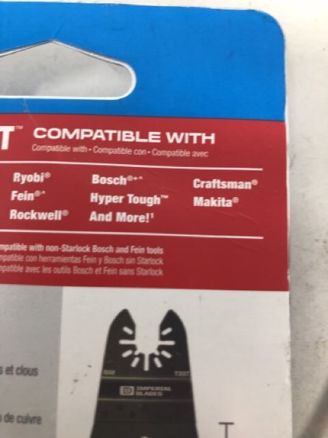 One Fit Imperial Blades IBOAT337-1 Wood&Nails Storm Titanium