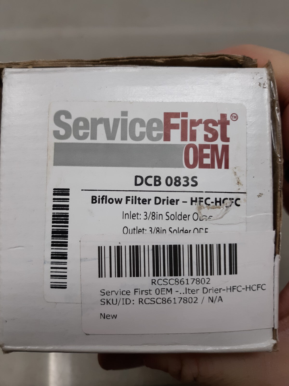 Filter Drier Danfoss Dcb 083s 3/8 in Odf 1-1.5 ton Biflow 023z1433 DHY01451