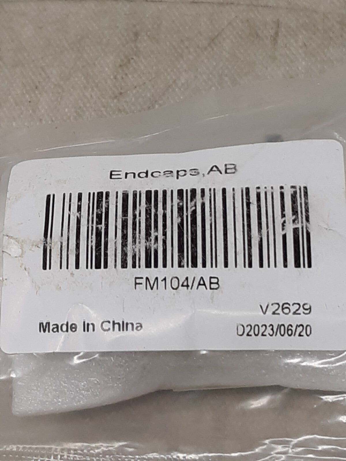 FM104/AB 1-1/8" Plain End Cap