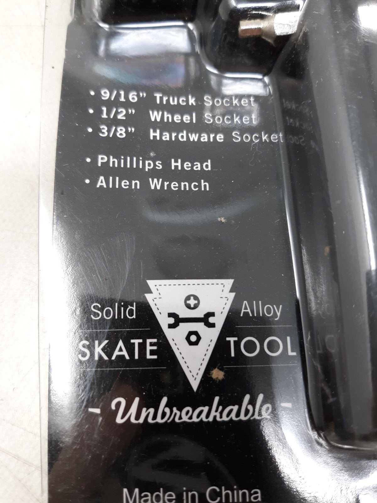 Rush Skate Tool Phillips Head Allen Wrench Black 9/16" 3/8 and 1/2"