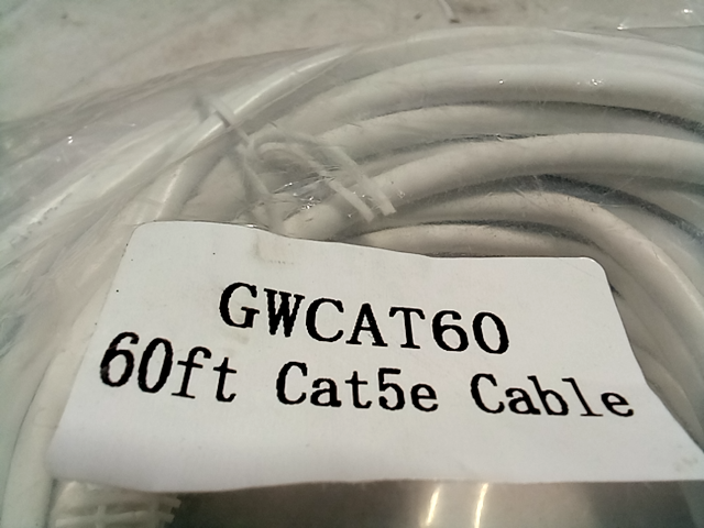 GWCAT 60' cat5e cable