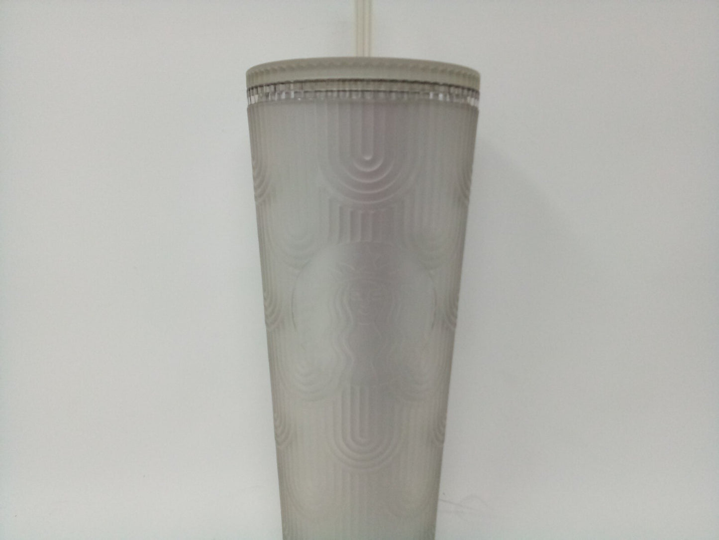 Starbucks 2024 Summer Gray Siren Scales Soft Touch Tumbler Venti 24 oz Cup