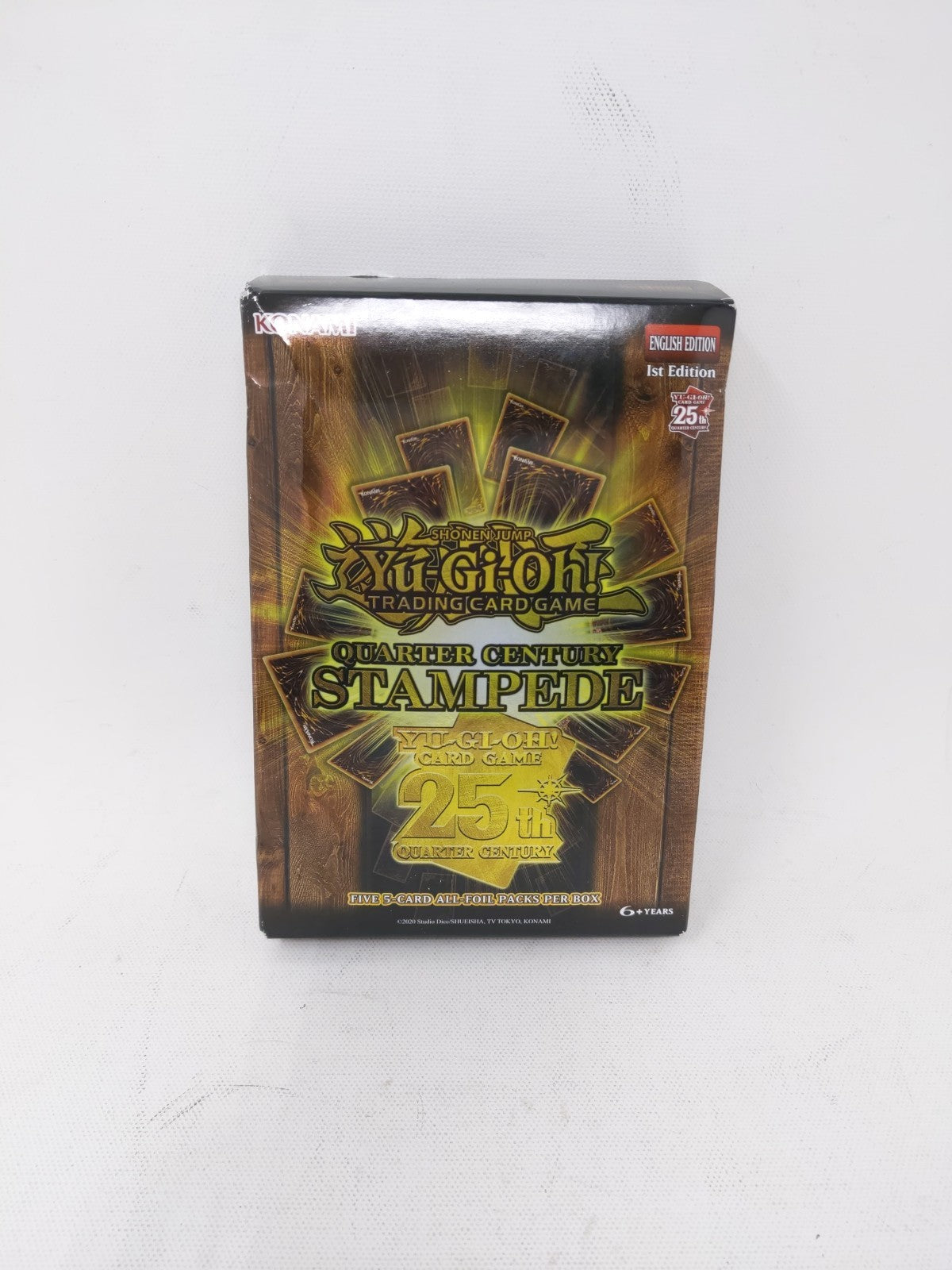 Yu-Gi-Oh! Quarter Century Stampede ALL FOIL- 1st Edition retail box-5 Packs of 5
