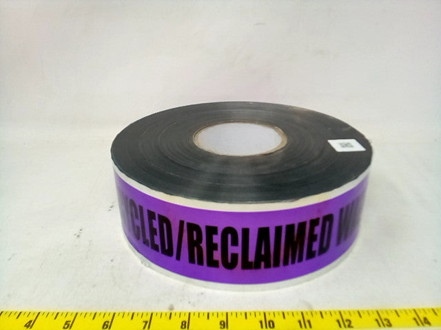 Caution Recycled / Reclaimed Water ribbon