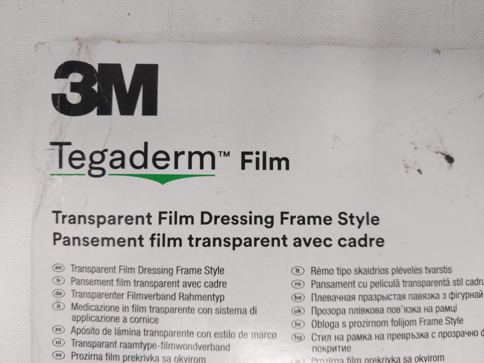 3M Tegaderm 1628 Transparent Film Dressing 6" x 8" Box of 10