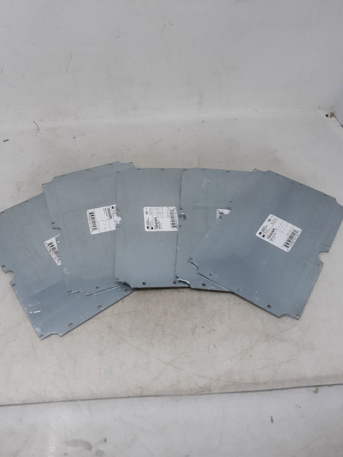 (QTY5) Hammond Panel Inner 1554 PB Series Enclosure Steel 227mm x 146mm 1554VAPL