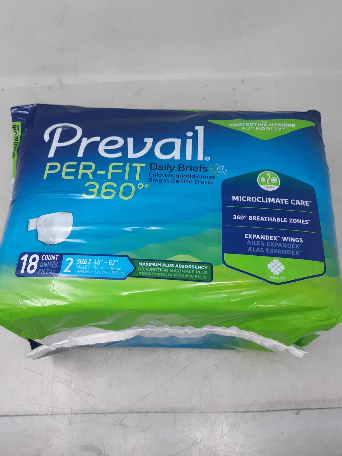 Prevail Incontinence Brief Breathable PFNG-013/1 18 Ct