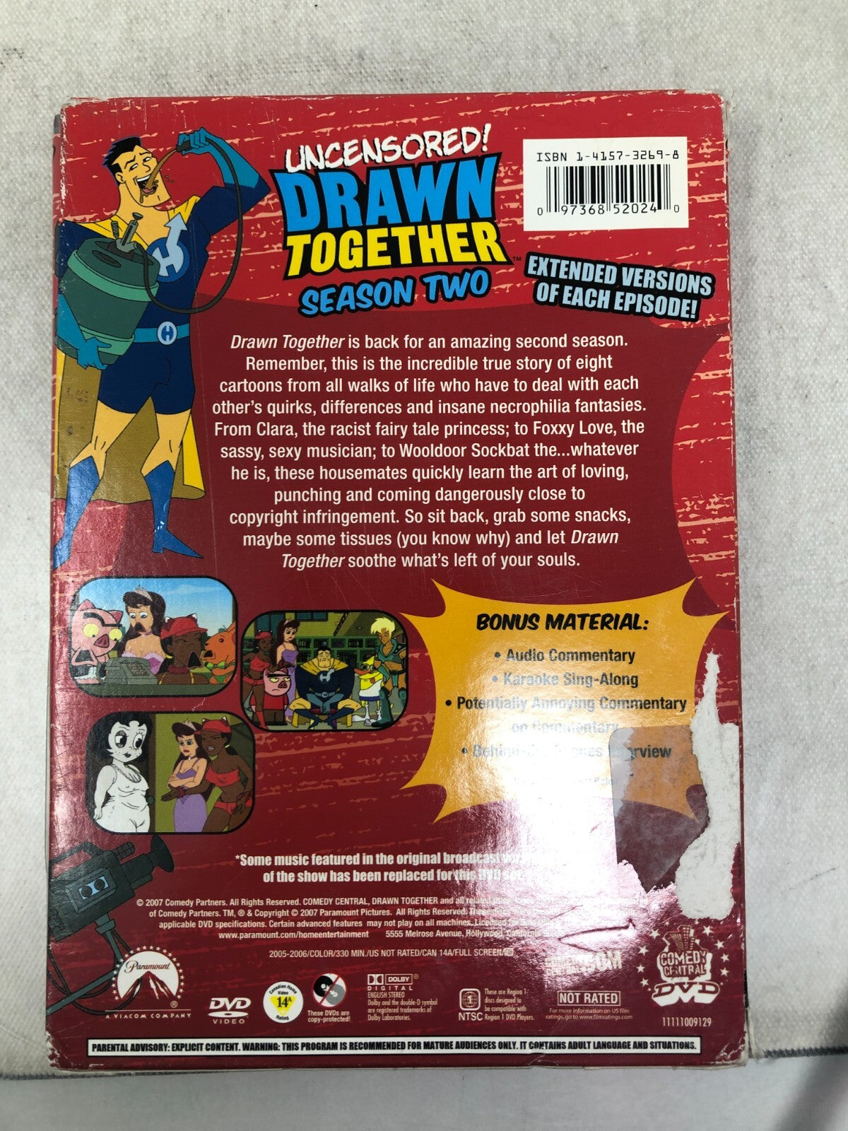 Drawn Together: Season Two (DVD, 2005)