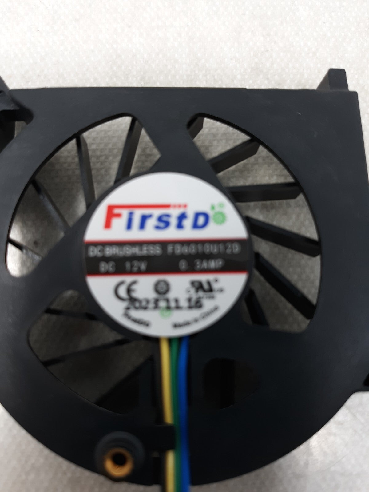 FD6010U12D 12V 0.3A 4Wire Graphics Card Cooler Fan