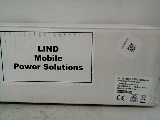 Lind power Mobile solutions isolated DC/DC Adapter - Gamber Dock for Zebra 7300-