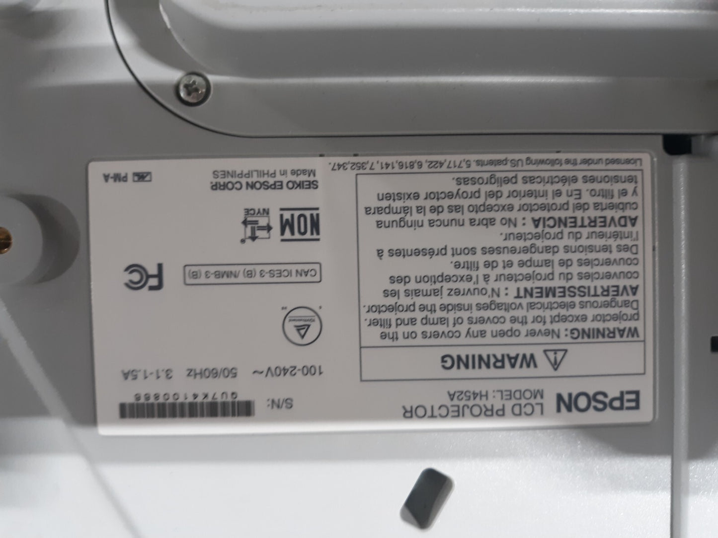 Epson BrightLink 485Wi Interactive WXGA 3LCD Projector HDMI ELPLP71