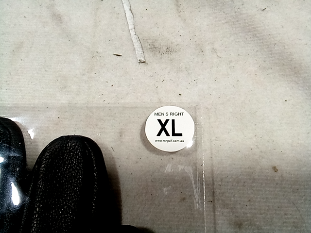 Mr golf. Premium Golf glove - Men's Right, XL Size - Black