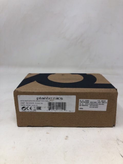 Plantronics 72442-41 HIS Audio Adapter Cable for Avaya Desk Phone Black