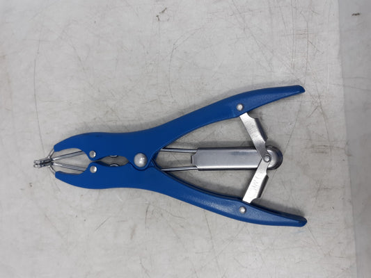 Blue Hog Ring Pliers Heavy-Duty Automatic Spring-Loaded for Fencing & Upholstery