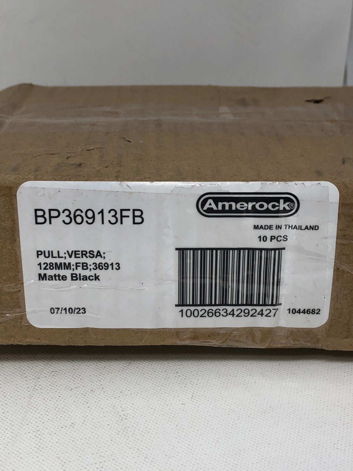 Amerock Versa 128mm Cabinet Pull Handle ~ Lot of 10 BP36913FB w/ Hardware, Black